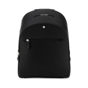 Montblanc Men Black Leather Backpack